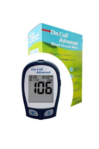 On Call Advanced Şeker Ölçüm Cihazı + 50 Adet Ölçüm Stribi