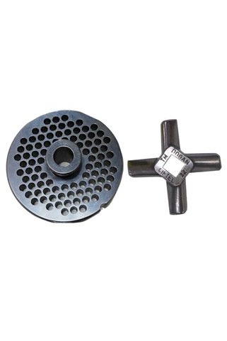 Russet 32-5mm Kasaplar Için Kıyma Makinası Ayna Ve Bıçak Seti No:32 'lik Takım Ssaf Doğan Çiftel