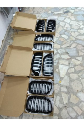 HYM TUNİNG Bmw 3 Serisi E90 Ön Panjur Böbrek M3 Lci Model Çift Tırnak 2008 2011 Uyumlu