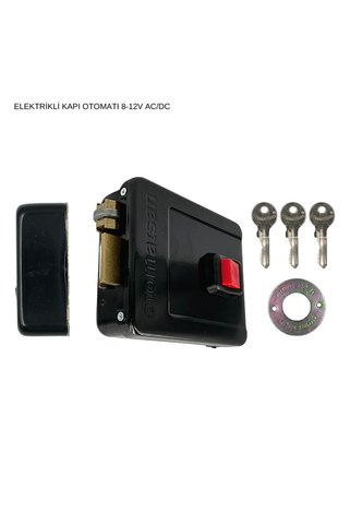 Otomatsan Elektrikli Kapı Otomat Kilidi Siyah (13mm-52mm)