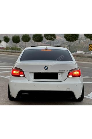 HYM TUNİNG Bmw E60 M5 Spoiler, Abs Plastik Eski 5.20 2004 2011, Boyasız Arka Bagaj Üstü Rüzgarlık Spoyler