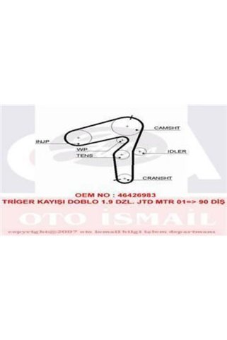 GATES Trıger Eksantrık Kayısı Doblo 1.9 Jtd 190x240