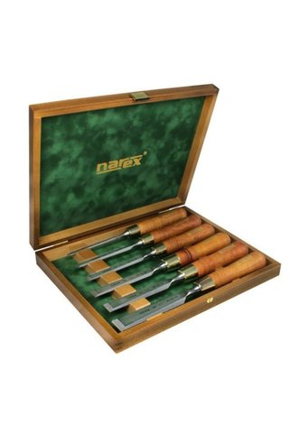 NAREX Premium Cilalı Düz İskarpela Seti 853250