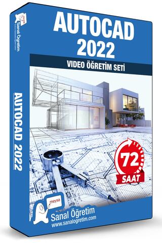 Sanal Öğretim Autocad 2022 Video Ders Eğitim Seti