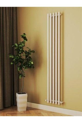 nixrad Akasya 1500x750 Antrasit 13 Dilim Çelik Dekoratif Radyatör