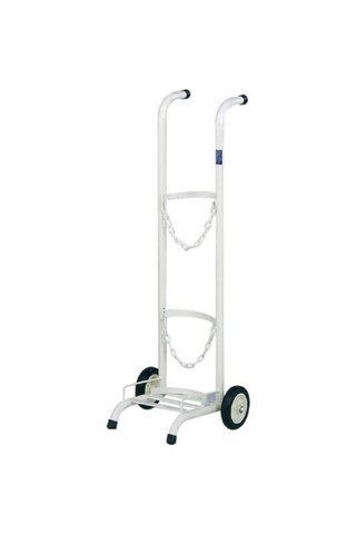 MEDİKALCİM 10 Litre Medikal Tüp Taşıma Arabası