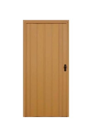 ERİKMANN Akordiyon Pvc Kapı Altınmeşe Camsız Tek Açılım 267 X 252 cm