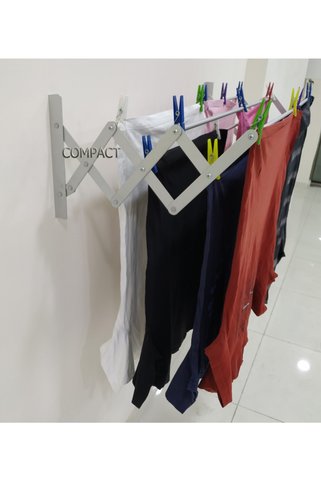 COMPACT 95 Cm 5 Askılı Çamaşır Kurutma Askısı 4,75 Metre Askı Alanı