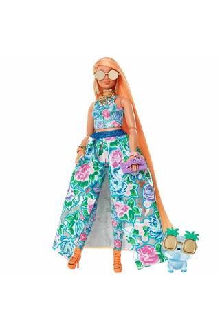 mattel Barbie Extra Şık Bebek Ve Yavru Kedisi Hhn14