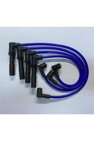 CHAMPION SPARK PLUG WIRE SET Seat Arosa 1.4 16v 00-04 Afk 4cc 8.5 Mm Mavi Silikon Performans Buji Kablosu
