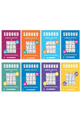 Olimpos Yayınları Sudoku Uzman Seviye 8 Kitap Takım