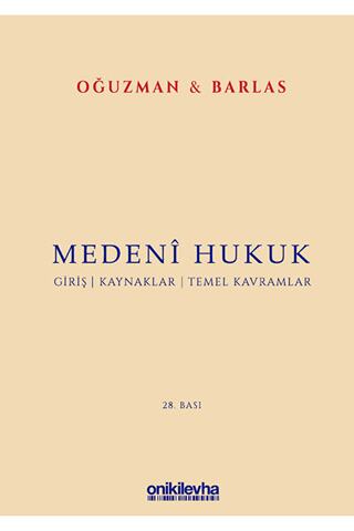 On İki Levha Yayıncılık Medeni Hukuk / Nami Barlas / / 9786254322464