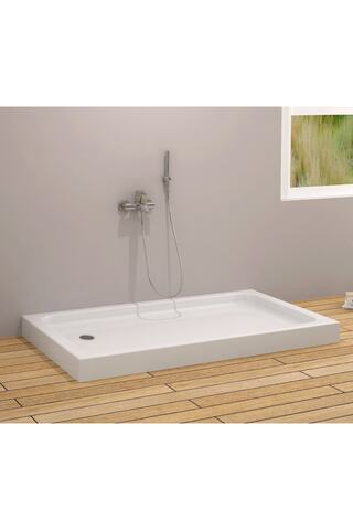 Sırduş 130x70x12 Dikörtgen Monobok Duş Teknesi