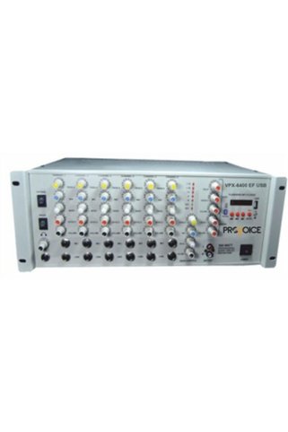 Provoice Vpx-6400 Ef Usb Tr 400 Watt 6 Kanal Hat Trafolu Efektli Anfili Mikser