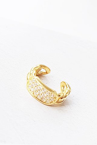 MorMajor Silver Kadın Çoklu Taşlı Zincir Tasarım Gümüş Kıkırdak