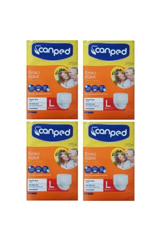 Canped Emici Külot Büyük Boy Large Hasta Bezi 30'lu 4 Paket