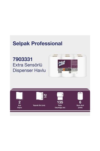 Selpak Sensörlü Havlu 21cm - 135 Mt 36gr/m2 (7903331)