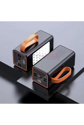 Enshall 50.000 Mah Led Aydınlatmalı Taşıma Askı Hızlı Şarj 22,5w Powerbank 4xusb Micro,lıghtnıng,typc Giriş