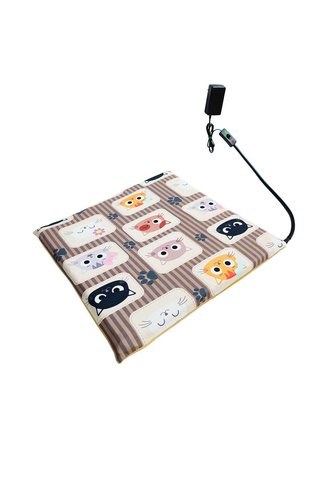 POWERTEC Isıtıcılı Kedi Köpek Minderi Kedi Isıtıcı Minder 12volt 45x45cmx4cm