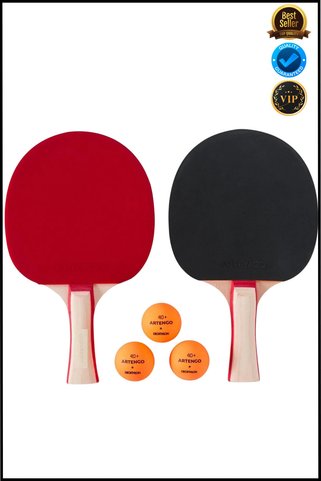 OverPazar Masa Tenisi Seti 2 Raket 3 Top Pinpon Seti