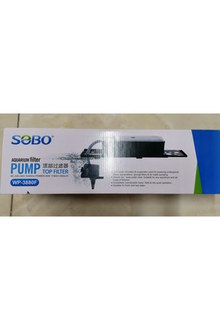 Sobo Akvaryum Tepe Üst Filtre 40w. 2500 Lt/saat Wp-3880f