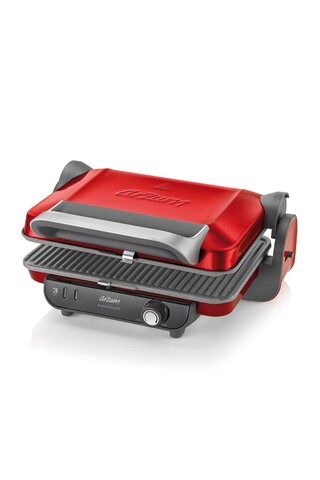 Arzum AR2006 Panini 1800 Watt Granite Izgara ve Tost Makinesi - Nar