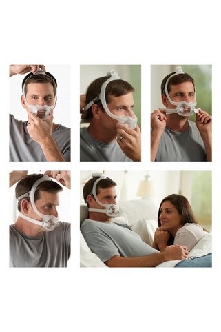 Philips Respironics Dreamwear Full Face Cpap Maskesi Large + Yedek Kafa Silikonu