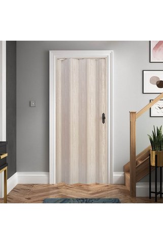 FARAN DEKORASYON 160 X 215 Akçaağaç Renk Camsız Pvc Akordiyon Kapı - Frnakmodel-0-31