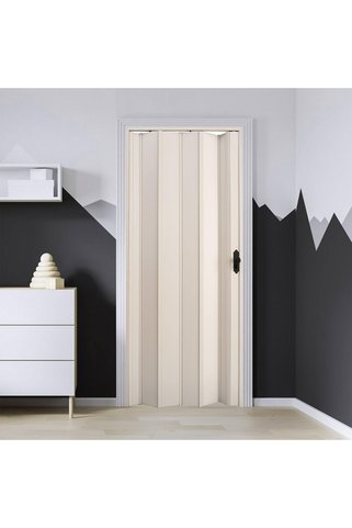 FARAN DEKORASYON 160 X 215 Beyaz Renk Camsız Pvc Akordiyon Kapı - Frnakmodel-0-33