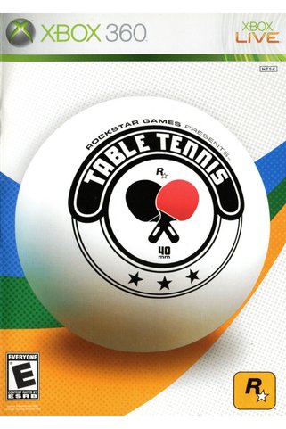 activisions Xbox 360 Rockstar Games Table Tennis Orjinal Kutulu Teşhir Ürünü Koleksiyonluk