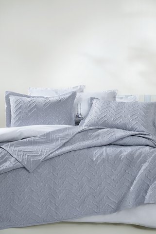 Yataş Curly Çift Kişilik Yatak Örtüsü Seti - Indigo