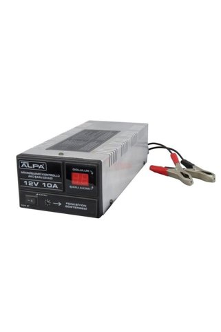 Alpa 12volt 10amper Mikroişlemci Kontrollü Akü Şarj Cihazı