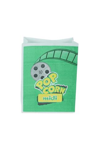 Kesepak Kese Popcorn Midi 15x20x8 Cm Beyaz Kraft 500 Adet