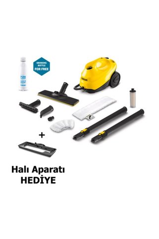 Karcher SC 3 Easyfix Özel Su Şişeli Buharlı Temizlik Makinesi + Halı Aparatı Hediye