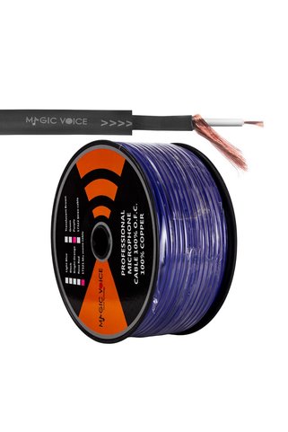 MagicVoice Mikrofon Kablosu Mono 1. Kalite 100m Mor