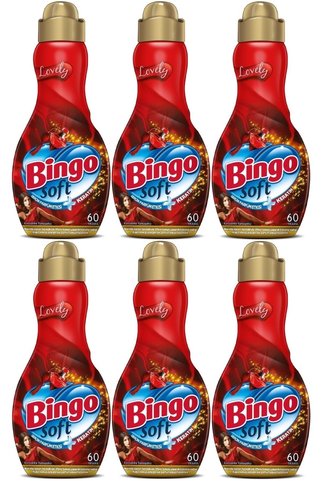 Bingo Soft Çamaşır Yumuşatıcı Konsantre 1440ml Lovely (6 Lı Set)