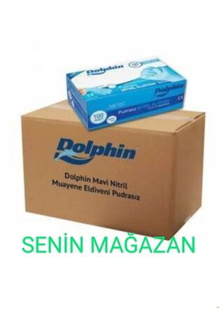 Dolphin Pudrasız Nitril Eldiven 20×100 (M) 20 Paket (Koli)