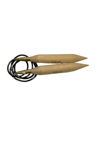 KnitPro 25 Numara 120cm Misinalı Şiş