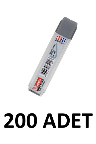Mikro 200 Adet Min 0,9 Mm Kalem Ucu 20li