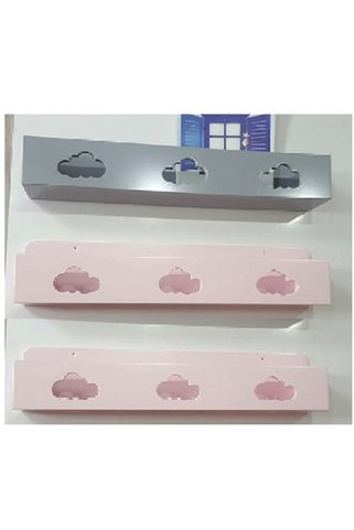 hommy Bulutlu Lana Lake Montessori Kitaplık Raf