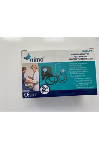 Nimo Aneroid Palm Tipi Çift Borulu Kancalı Tansiyon Aleti