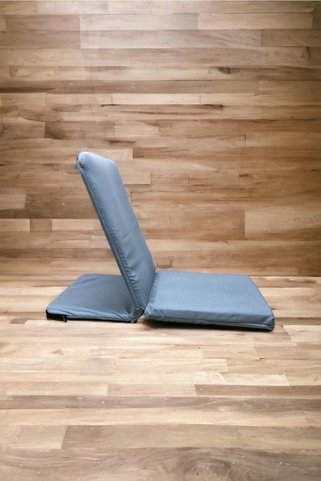 REMEGE Backjack Meditasyon Sandalyesi Tay Tüyü Kumaş Buz Mavisi