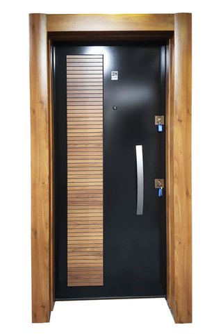 tezwood ahşap kapı sanayi Celik Kapi Ahşap Kaplama Daire Kapısı,
