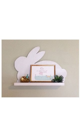 hommy Tavşan Lake Montessori Duvar Rafı