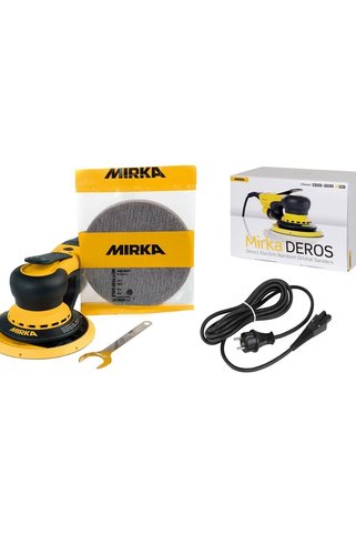 MİRKA Deros 650cv 150 mm Orbit 5.0 Zımpara Makinası