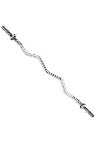 MultiFlexPro 120 Cm Içi Dolu Krom Halter Barı Z Bar Dambil Bar Ağırlık Barı Dambıl Bar