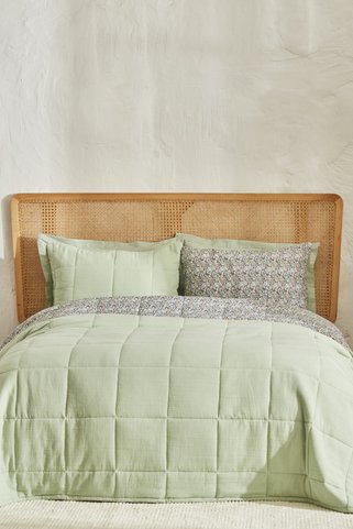 Karaca Home Anna Tek Kişilik Müslin Summer Comfort Yeşil