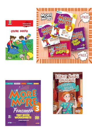 Kurmay ELT 3. Sınıf More And More Practice Book Set Ve Fenomen Test Book