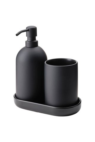 IKEA Banyo Seti Siyah 3 Parça
