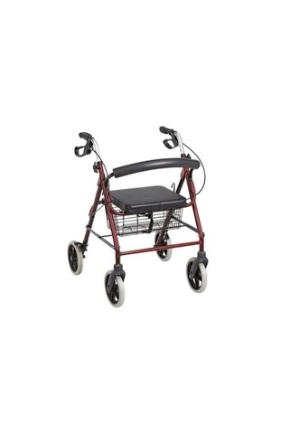 Comfort Plus Frenli Rollatör Yürüteç ithal Rolatör 4 Tekerli Yürüteç | Rollatör | Lüx Oturaklı 2 yıl garantili
